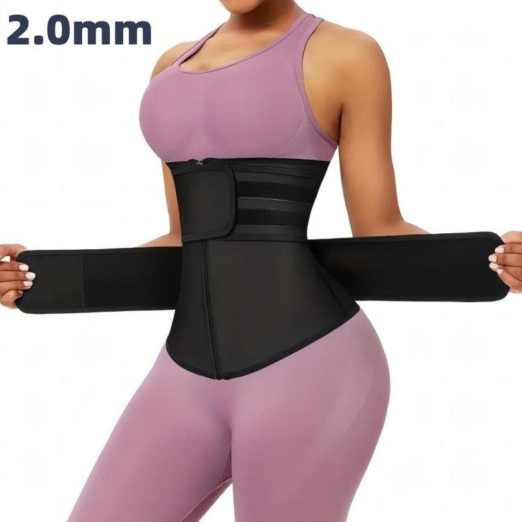Slimming Belt Violently Sweat Adjustable Zipper Body Shaping Belly Band Slimming Belt Violently Sweat Adjustable Zipper Body Shaping Belly Band